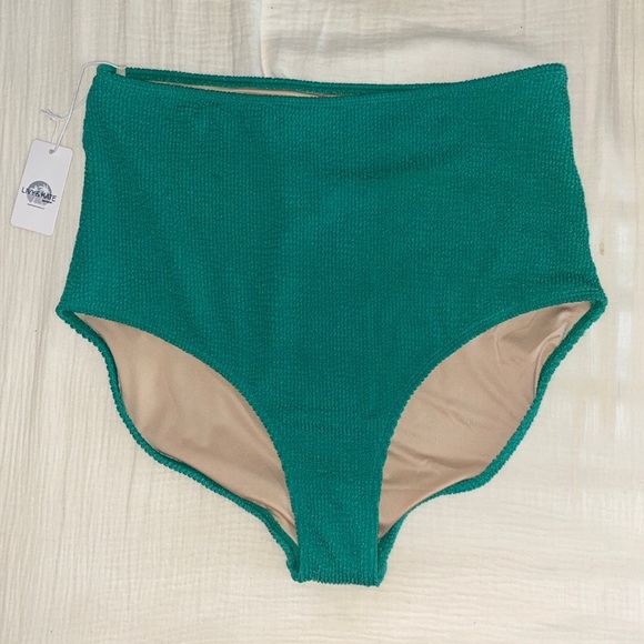 High waisted textured swim bottom - Picture 2 of 6